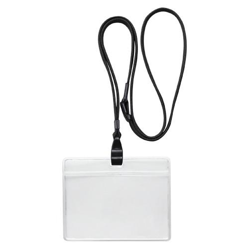 ソニック 吊下げ名札 エコノミータイプ 黒 10個 NF-482-D 1Ｐ．