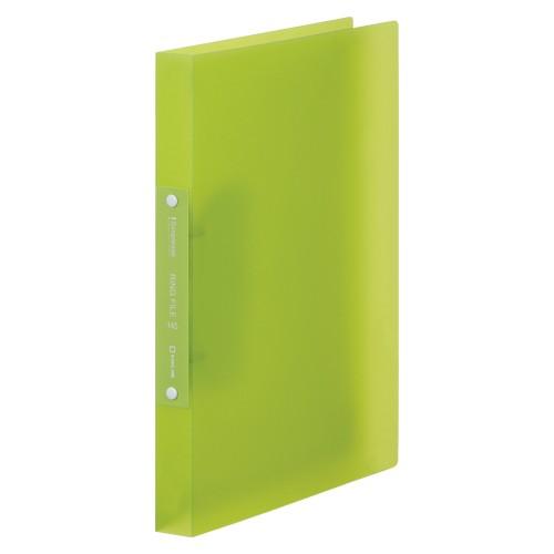 キングジム シンプリーズ リング（透明） 黄緑 641TSPキミ 1冊