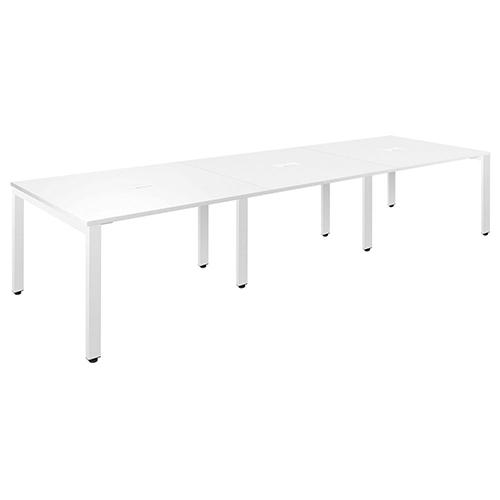 カグクロ フリーアドレス用テーブル W3600 ホワイト FAD-3612-WH