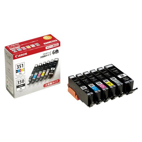 キャノン インクタンクBＣＩ351ＸＬ350ＸＬ6 BCI-351XL+350XL/6MP 1個