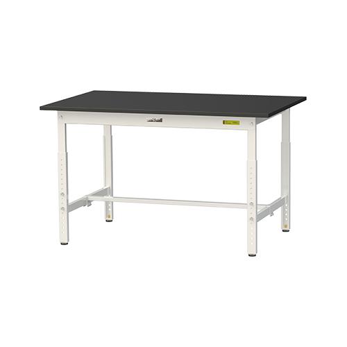 山金 実験用 ラボテーブル ケミテクト 天板高さ調整 SLKA-1275-BKW