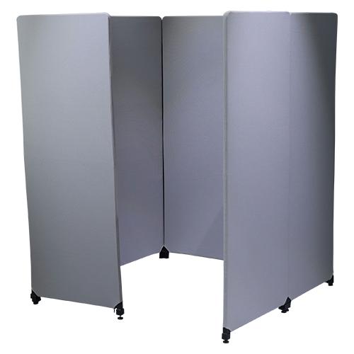 林製作所 ZIP LINK パーティション7連結吸音 YS-Q7LG