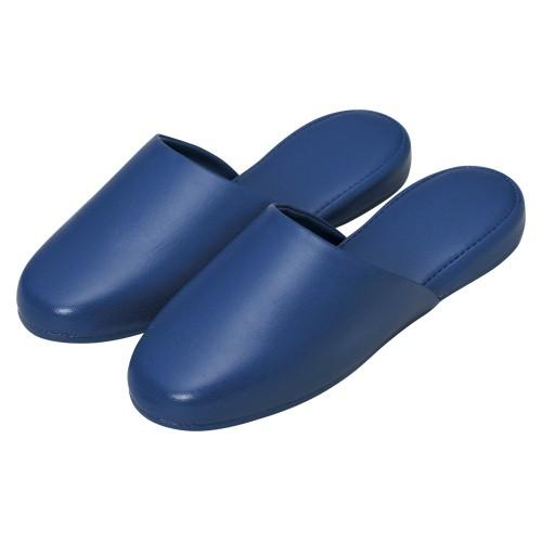 オーミケンシ 高周波レザースリッパ10足組ブルー 5701-10 1組