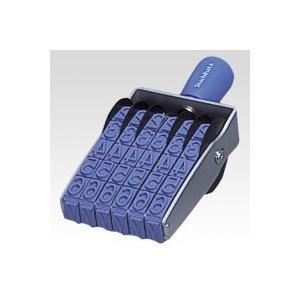 シヤチハタ 欧文6連 特大号 ゴシック体 CF-6LG 1個