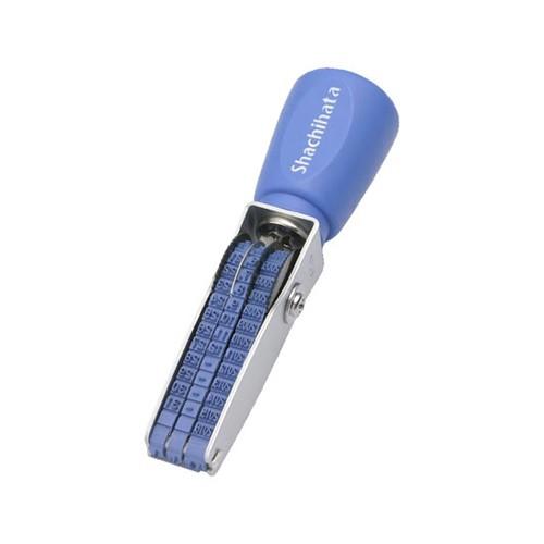 シヤチハタ 欧文日付 6号3連 ゴシック体 NFD-36G 1個