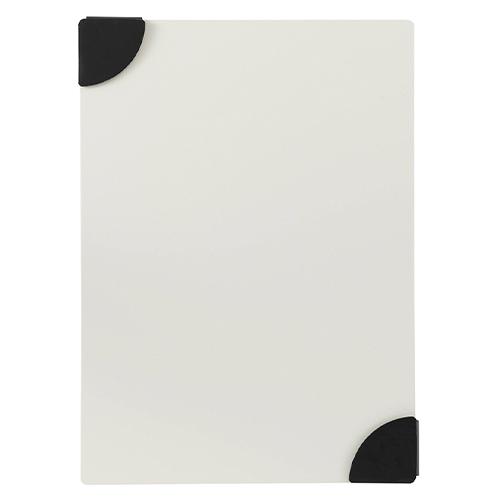 ナカバヤシ マグネットクリップボードカドップフェザー QB-KA4-W