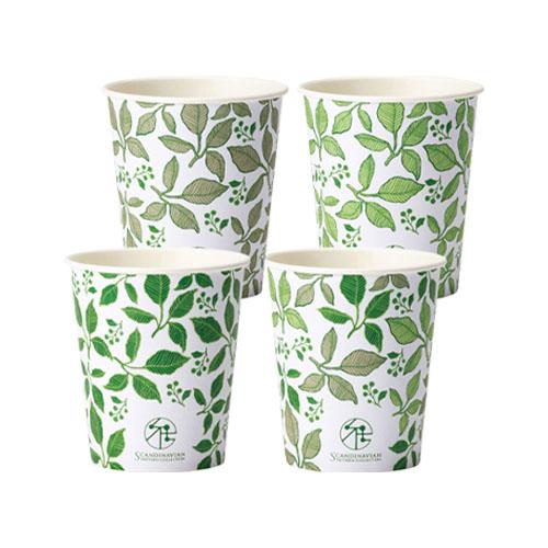 サンナップ 紙コップ SPCカップ ビー・リーブス 205ml 50個 C2050BLV