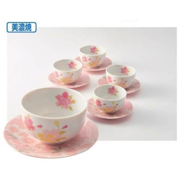 ギフト図鑑 天寿花園 茶托付煎茶揃 4069-6-92