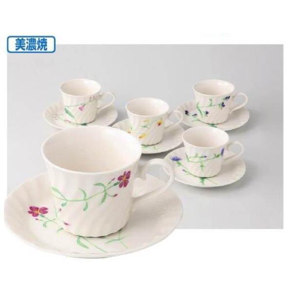 ギフト図鑑 ＮＢ五草花コーヒーセット 6080-6-92