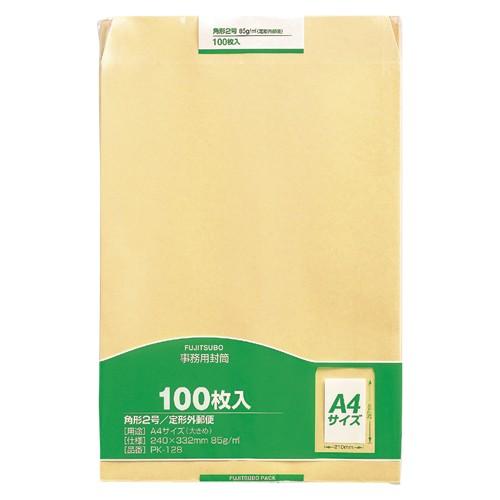 マルアイ クラフト封筒 角2 85ｇ 100枚入 PK-128 1Ｐ．