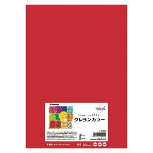 長門屋商店 A4 アカ 20枚入 ナ-CR001 1パック
