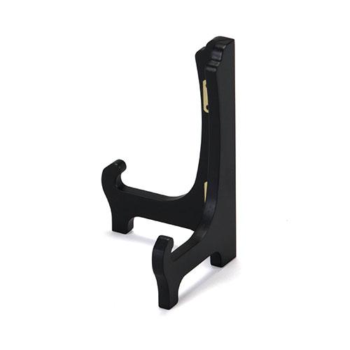 大仙 木製皿立 黒 6号 N060-01701