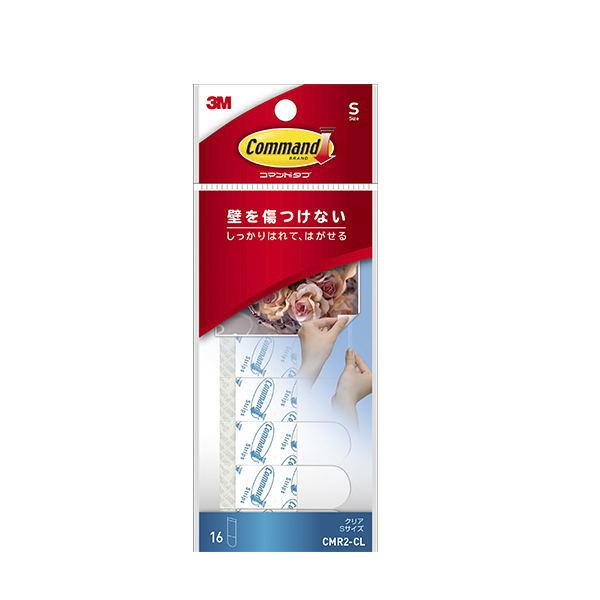 スリーエム スコッチ コマンドタブ クリア Ｓサイズ CMR2-CL 16枚入