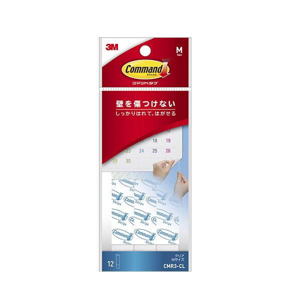 スリーエム スコッチ コマンドタブ クリア Mサイズ CMR3-CL 12枚入