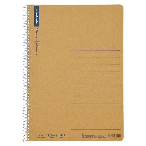 マルマン B5 スパイラルノート 6.5mm 40枚 N236 1冊