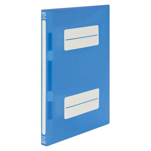 ナカバヤシ フラットファイル ＰＰA4SブルーＣ フF-PP80-BC 1冊