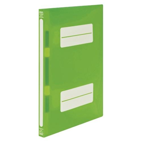 ナカバヤシ フラットファイル ＰＰA4SグリーンＣ フF-PP80-GC 1冊