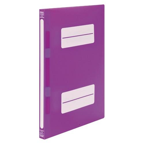 ナカバヤシ フラットファイル ＰＰA4SバイオレットＣ フF-PP80-VC 1冊