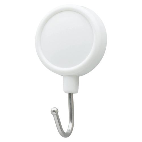 オート マグネットフック丸／白 OH-14M 1個