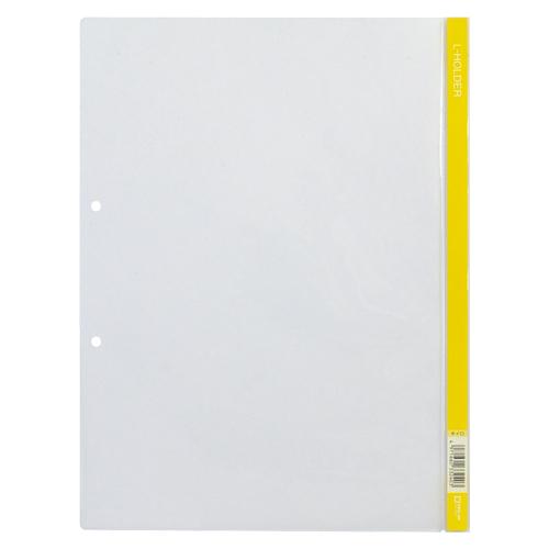 キングジム Ｌホルダー 黄 730-Y 1枚