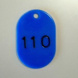 クラウン 番号札 番号入（大101−150） 青 CR-BG43-BL 1ＳＴ