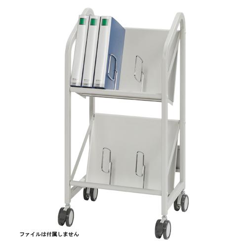 クラウン ファイルサポートワゴン（2段タイプ） CR-FSW240-W 1台