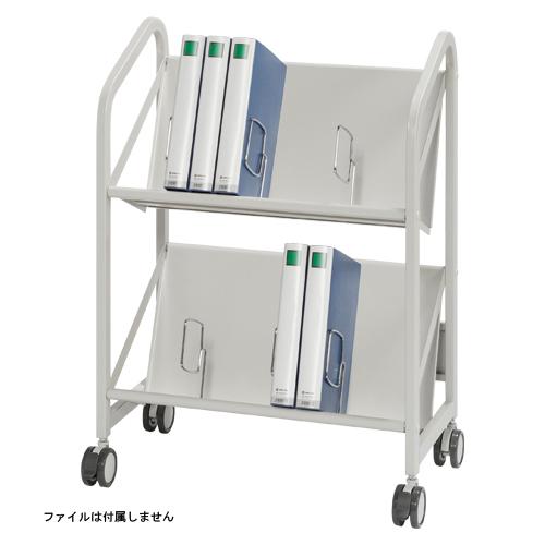 クラウン ファイルサポートワゴン（2段タイプ） CR-FSW260-W 1台