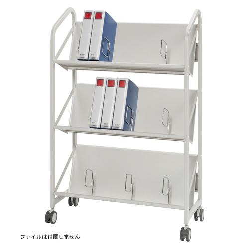 クラウン ファイルサポートワゴン（3段タイプ） CR-FSW380-W 1台