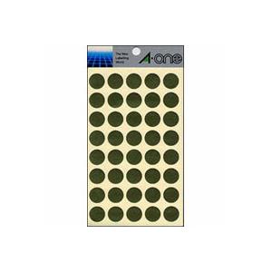 エーワン カラーラベル15mm丸 金 07031 1Ｐ．