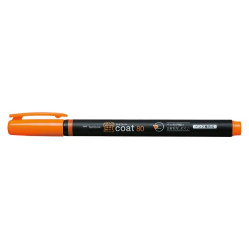トンボ鉛筆 蛍光マーカー蛍ＣＯＡＴ80 橙 WA-SC93 1本