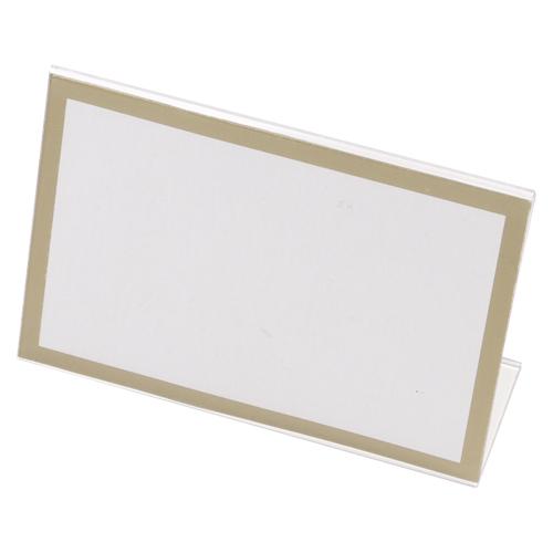 クラウン Ｌ型カード立ＰEＴ製 CR-KD80P-T 1個