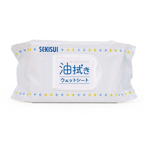 積水成型 油拭きウェットシート J50263 50枚入