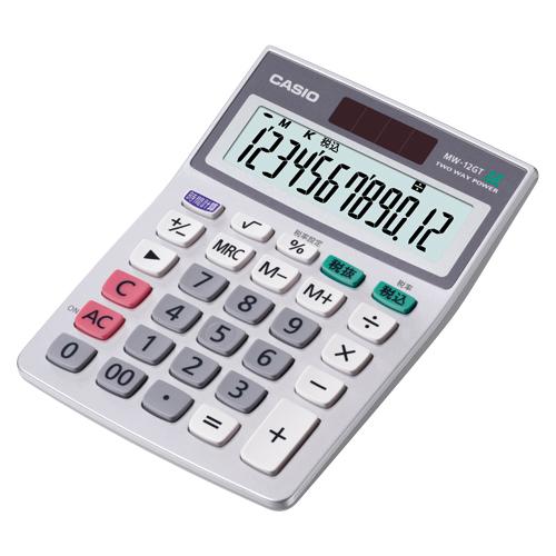 カシオ カシオ電卓 ＭＷ−12GT-N MW-12GT-N 1個