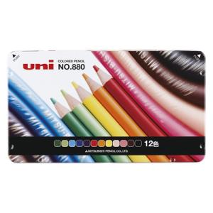 三菱鉛筆 色鉛筆880 12色セット K88012CPN Mitsubishi 学校 授業