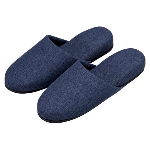 オーミケンシ ブッチャー織スリッパ ネイビー 11380 1足