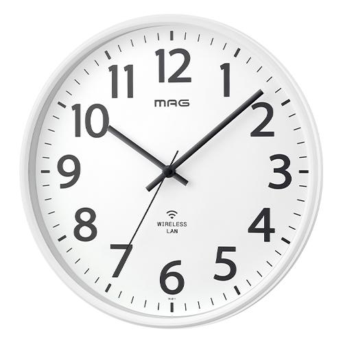 ノア精密 無線LANアナログ 掛時計 シグナルキーパー W-811 WH-Z 1個