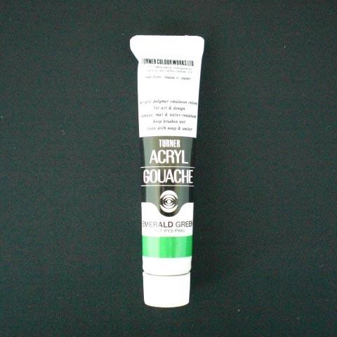 ターナー アクリルガッシュ A色 20ml ＃40 AGA20 エメラルド 1本