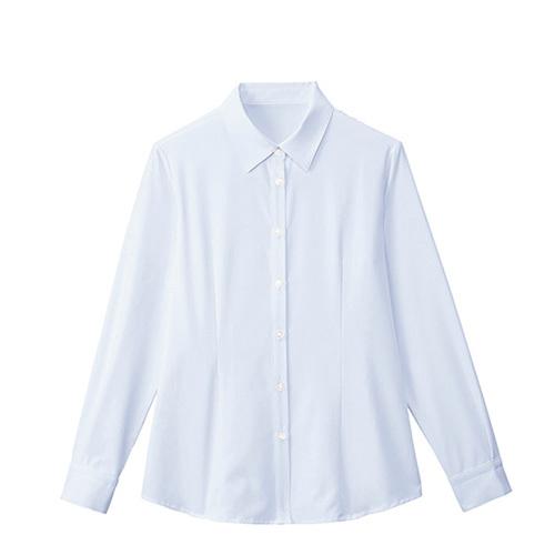 カンセン 長袖ブラウス サックス 7号 FB75577-2 7 1枚