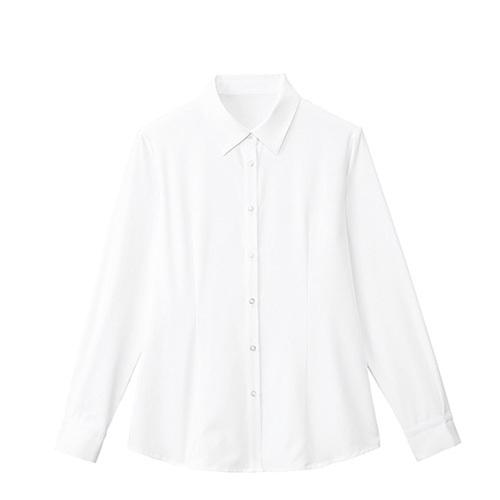 カンセン 長袖ブラウス ホワイト 7号 FB75577-1 7 1枚