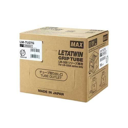 マックス レタツインチューブマーカー用 100Ｍ巻 LM-TU37G 1箱