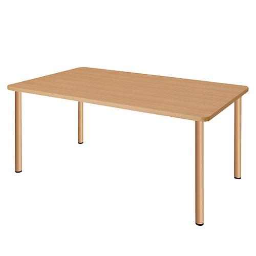 タック 福祉施設 テーブル 幅1600×奥900×高700mm ナチュラル UFT-4S1690-N...