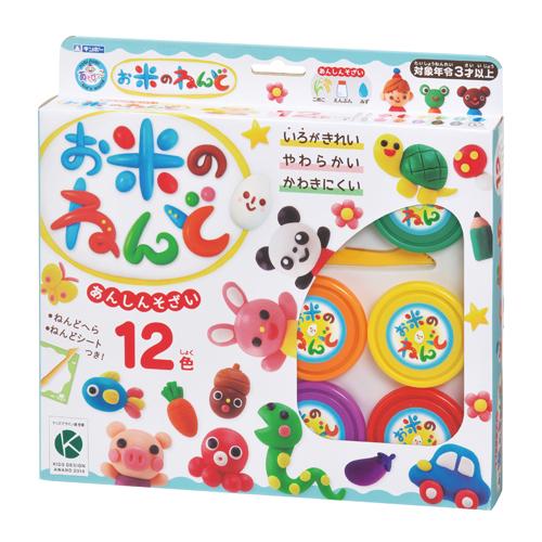 銀鳥 お米のねんど 12色 ねんどシート入 462-302 1個