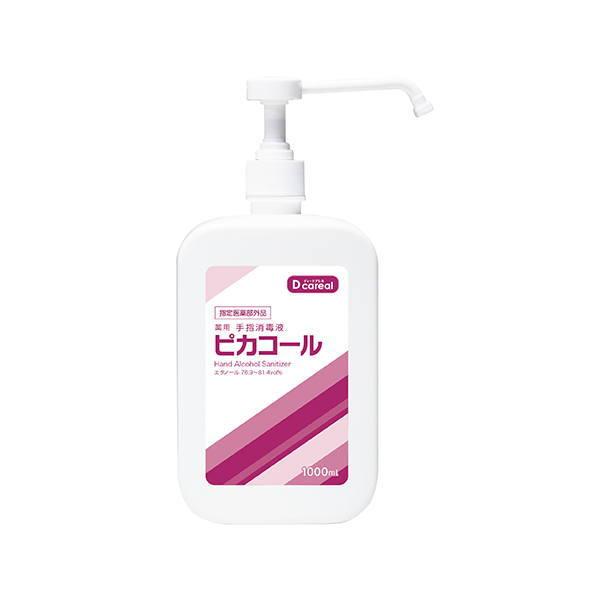 ダイト 薬用手指消毒液 ピカコール DD-1000 1L 1個