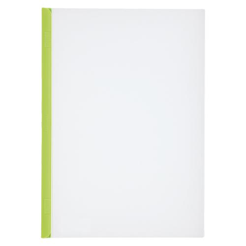 リヒトラブ スライドバーファイル10冊 Ａ4Ｓ 黄緑 G1720-6 1組