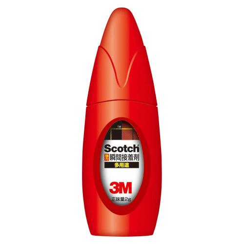 スリーエム スコッチ瞬間接着剤（多用途） 2ｇ 7004S 1個