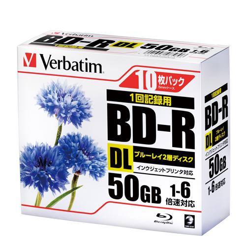 バーベイタム データ用BD-RDLプラケース10Ｐ DBR50RPP10 1個