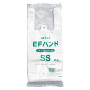 シモジマ レジ袋 半透明 EＦハンド SS ナチュラル 006645921 100枚入