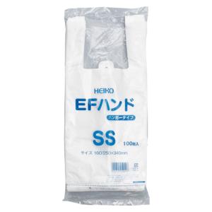 シモジマ レジ袋 乳白色 EＦハンド SS 006645911 100枚入