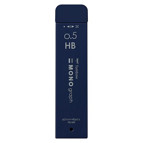 トンボ鉛筆 シャープ芯 モノグラフ MG0.5HB ネイビー R5-MGHB42
