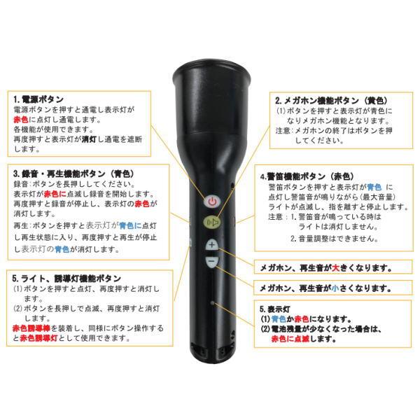 サンエイ 防災マルチライト 多機能クリアーメガホン Aタイプ BMR-1